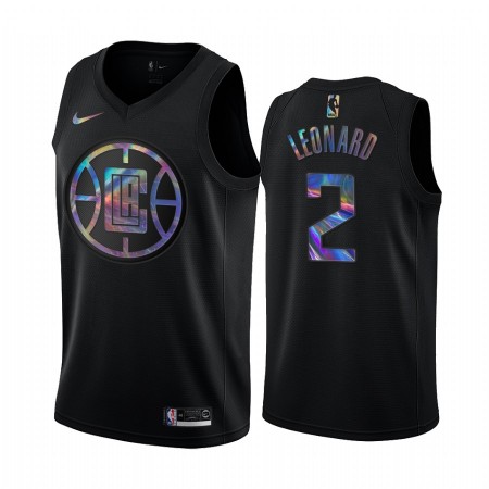 Maillot Basket Los Angeles Clippers Kawhi Leonard 2 Iridescent HWC Collection Swingman - Homme